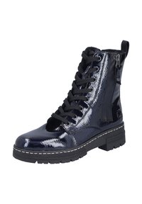 Rieker Botines con cordones - blau