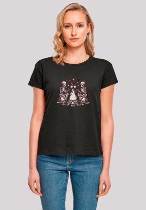 Print T-shirt - schwarz