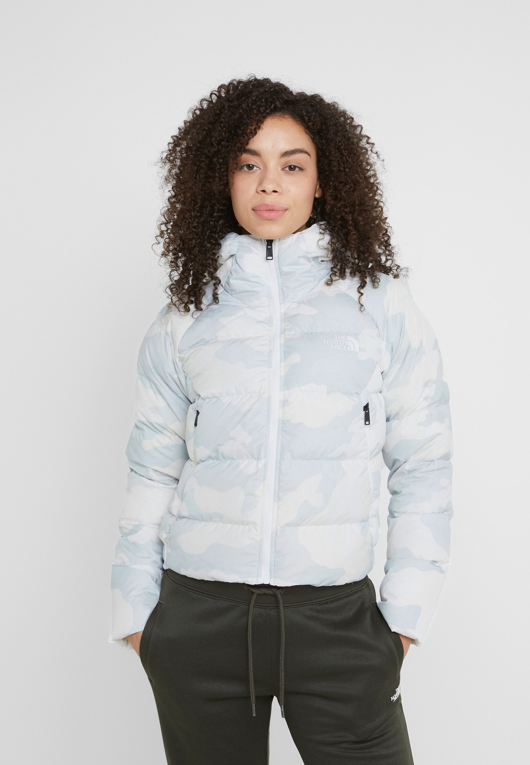 The North Face HYALITE HOODIE Dunjacka white Zalando.se The North Face Hyalite Down Hoodie Dunjacka Dam | Handla