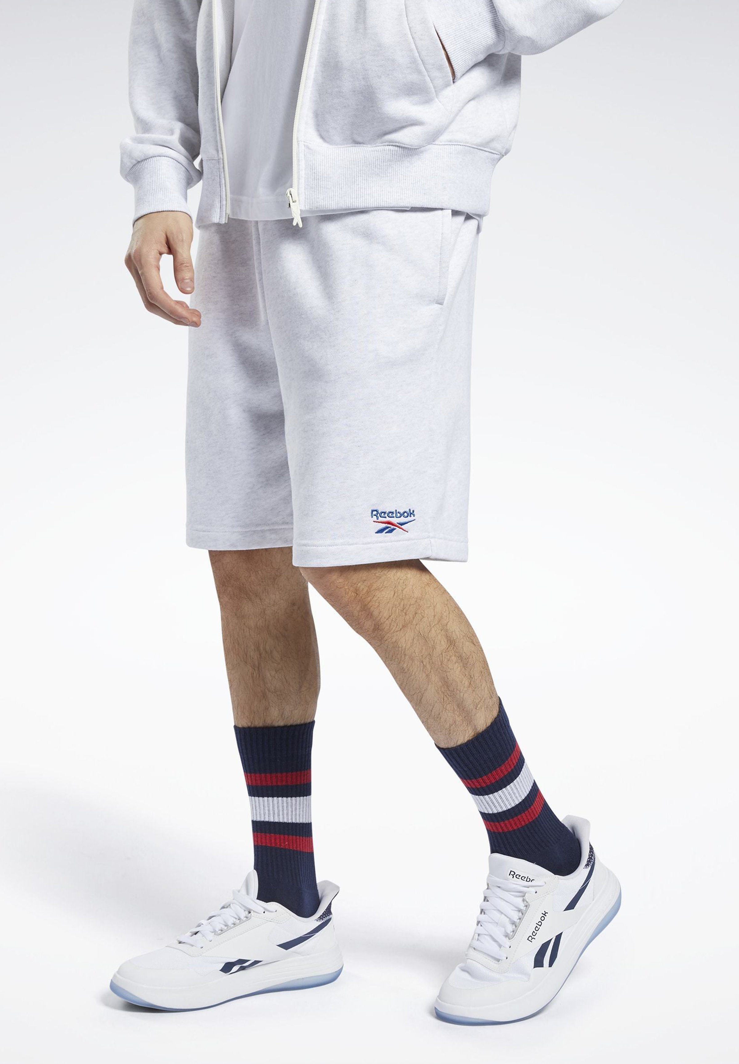 reebok white shorts