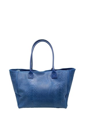Sac à main - pitonato blu scuro