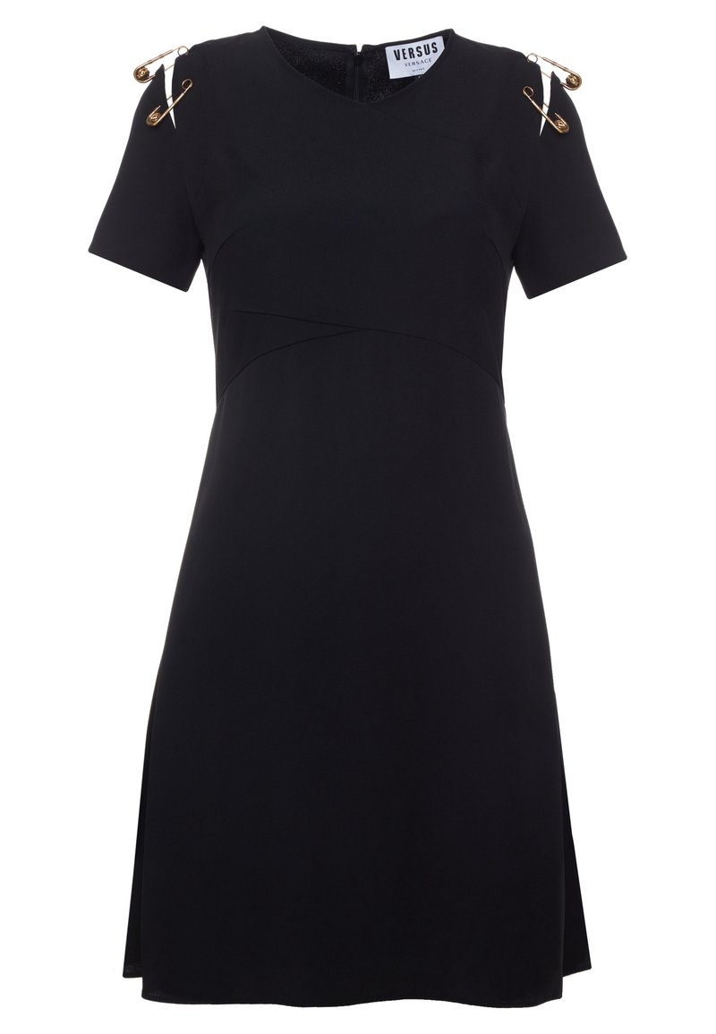 dress that's white and gold Versace by Donatella Versace - Black Women Party/Cocktail Dress main image 1
