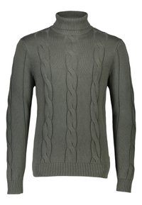 MEGA CABLE ROLL-NECK - Jersey de punto - dk grey