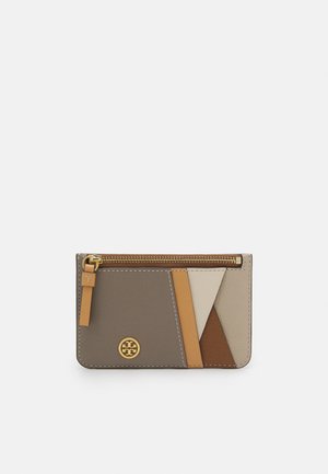 WALKER PATCHWORK TOP-ZIP CARD CASE - Portafoglio - longan