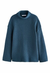 ROLL NECK LONGLINE  - Svetrík - blue indigo