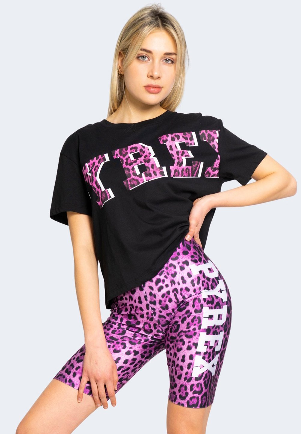 Pyrex LEOPARDATA - Shorts - black/nero - Zalando.it