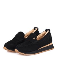 Cesare Gaspari COMFORT - Mockasiner - black