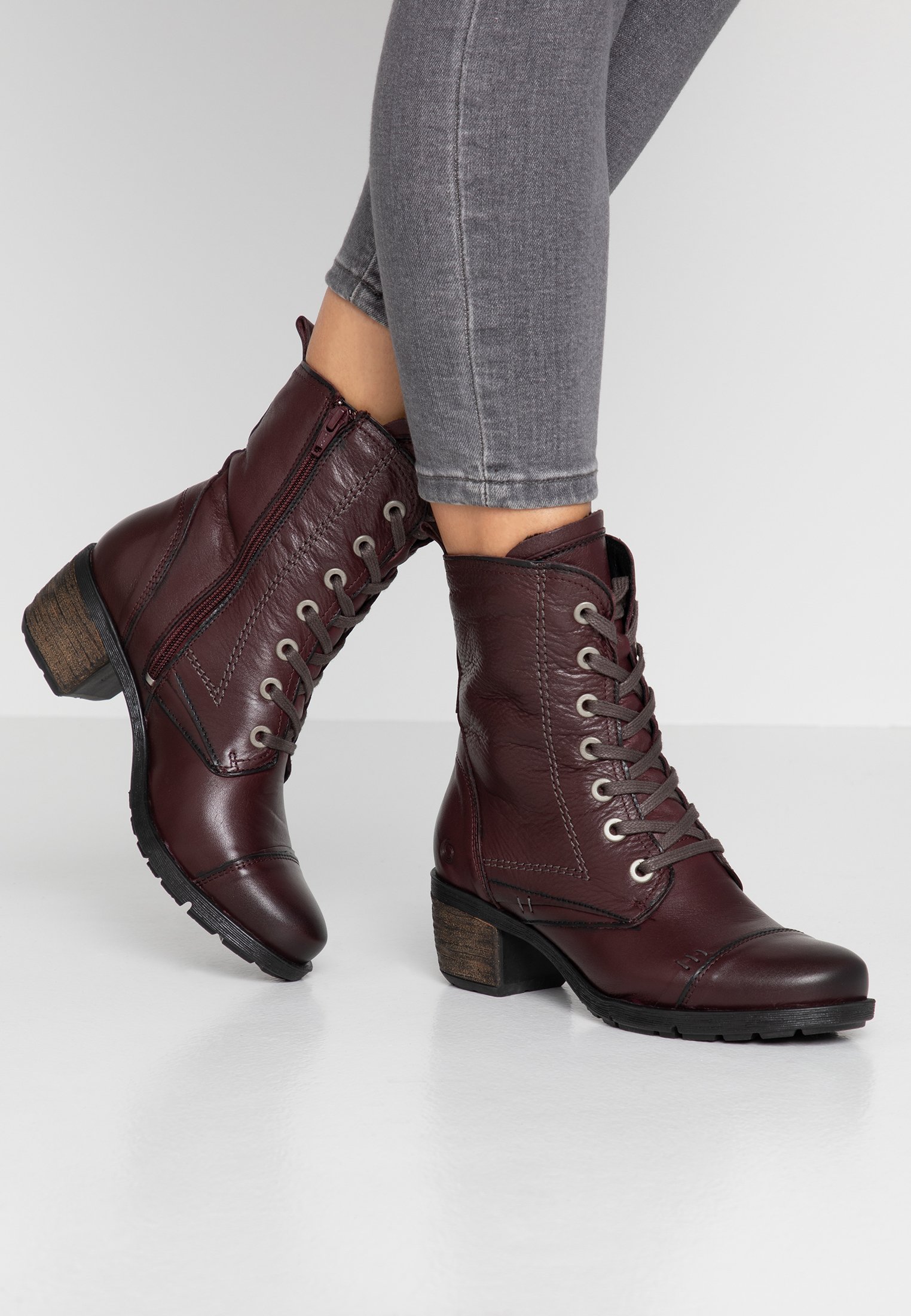 Be Natural Snörstövletter bordeaux Zalando.se Be Natural Snörstövletter bordeaux Zalando.se