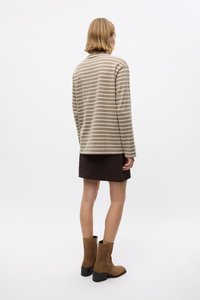 Envii KULLA - Long sleeved top - beige/white