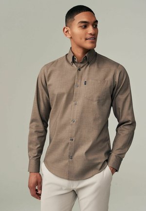 Next BUTTON DOWN OXFORD FIT - REGULAR FIT - Cămașă - neutral brown marl