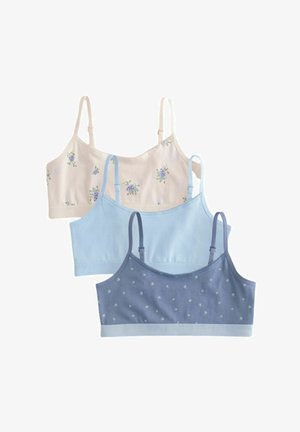 Next, REGULAR FIT - CROP 3 PACK - Bustino - blue