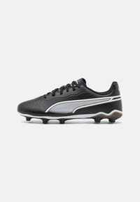 Puma - KING MATCH  - Fotbollsskor fasta dobbar - black/white Miniatyrbild 1