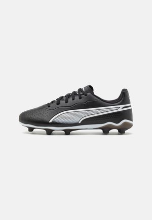 Puma KING MATCH  - Fußballschuh Nocken - black/white