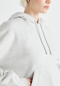 Weekday IRINA HEAVY HOODIE - Sportinis megztinis - grey melange
