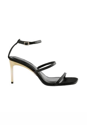REGULAR FIT - FOREVER COMFORT TRIPLE STRAP  - Sandaletter - black gold