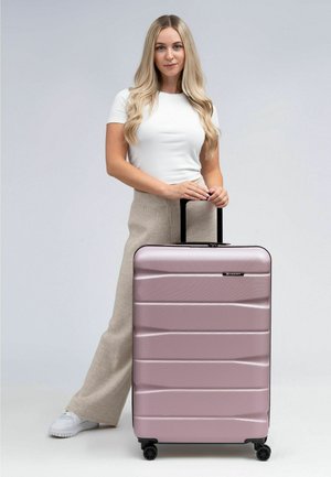 FRANKY, MUNICH 4.0 4 ROLLEN TROLLEY L 76 CM MIT DEHNFALTE UNISEX - Trolley - shiny rose shiny