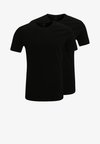 2 PACK CREW NECK T SHIRTS MODERN COTTON STRETCH - Undershirt - black