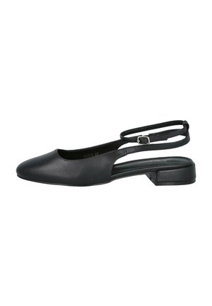 Bubble Bobble, M2375 BAILARINA DESTALONADA PLANA PARA MUJER - Bailarinas con hebilla - black