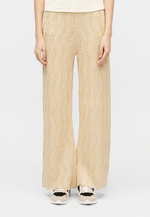 PANTALON MAILLE - Παντελόνι - gold-coloured