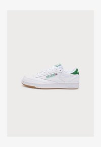 Niewybrane, white/glen green/rubbber gum