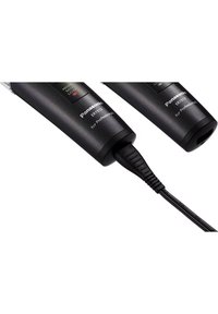 Panasonic ER1512 tondeuse in zwart met een gestructureerde grip, aan/uit-schakelaar en indicator voor hoge/lage instellingen. Inclusief netsnoer.