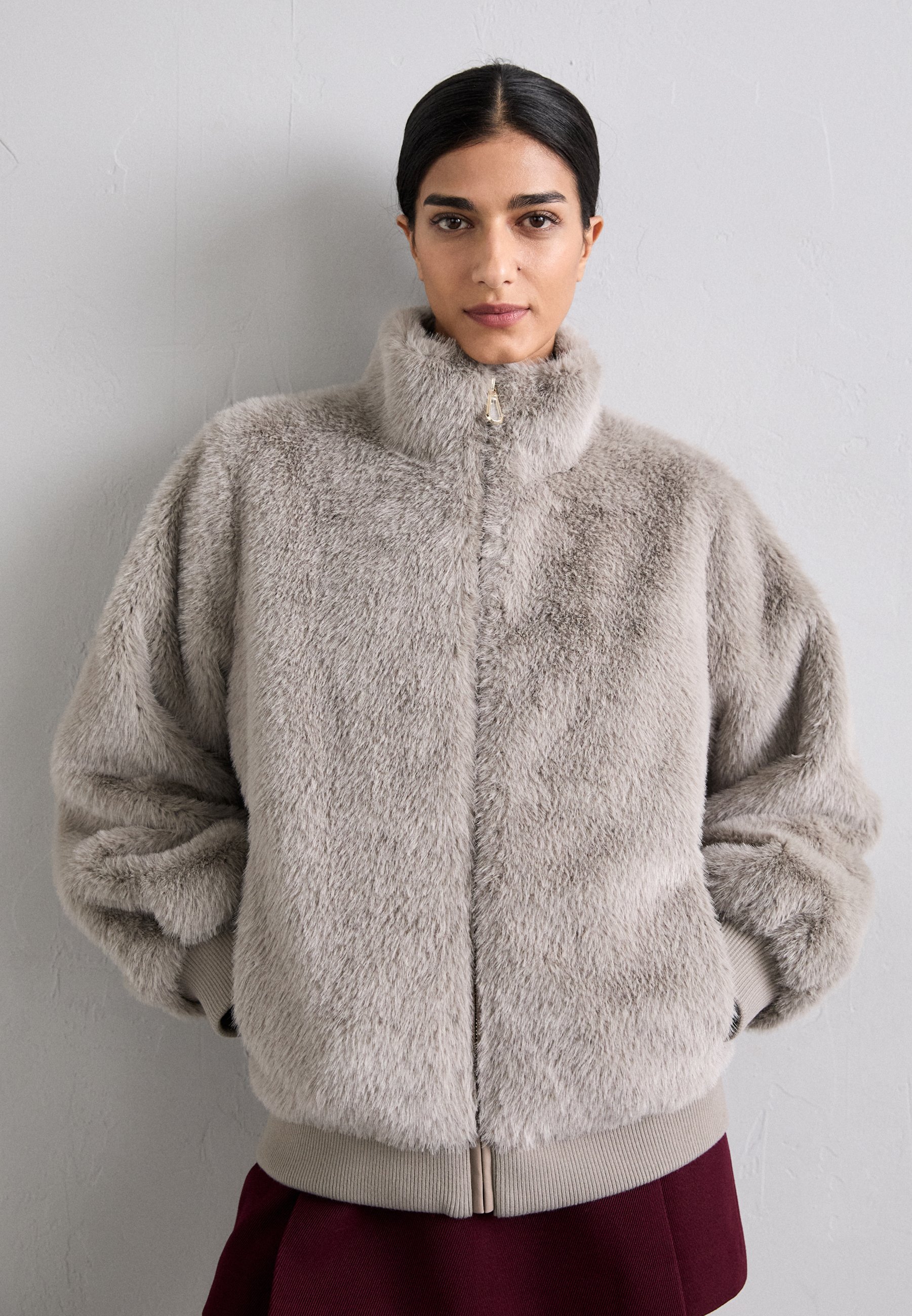 sandro BABEL - Winter jacket - gris/grey - Zalando