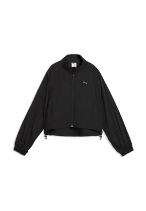 HER RELAXED REISSVERSCHLUSS - Veste de survêtement - black