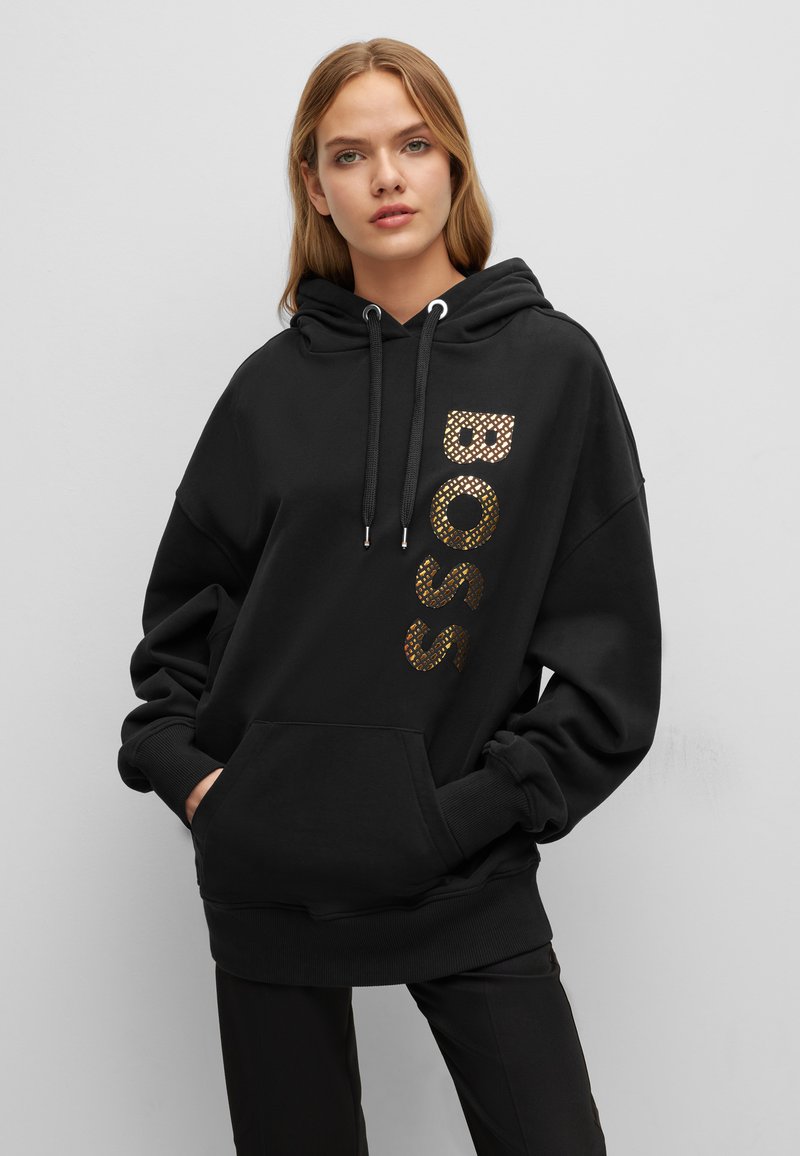 BOSS Hoodie black one/black Zalando.co.uk