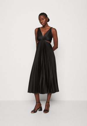 PLISSE PLUNGE - Cocktailkleid/festliches Kleid - black beauty