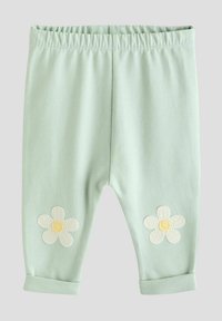 Next SET - Mikina - green white stripe flower