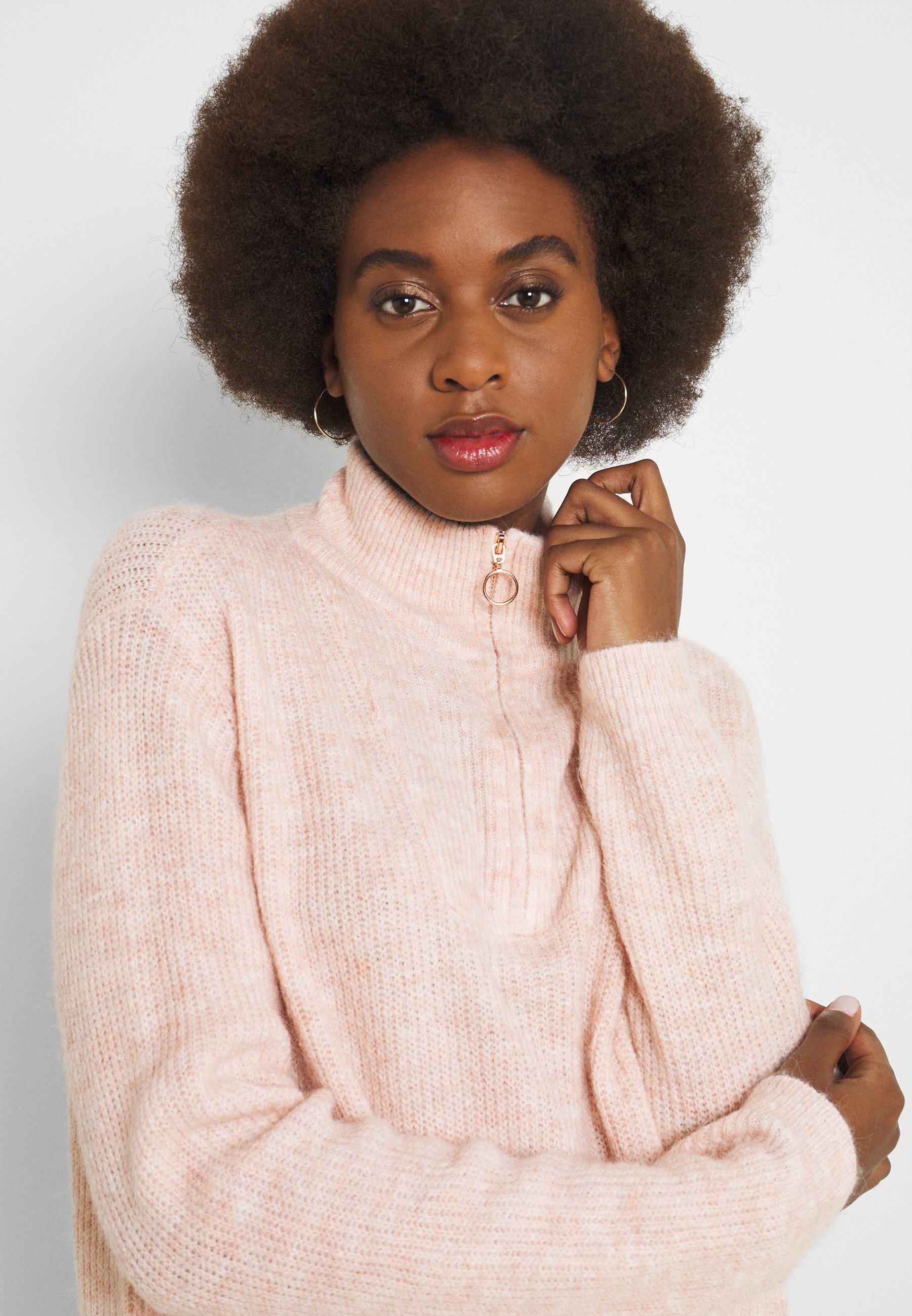 Damen VMPLAZA HIGHNECK ZIPPER - Strickpullover Damen VMPLAZA HIGHNECK ZIPPER - Strickpullover