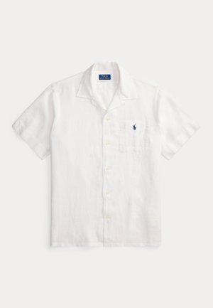 CLASSIC FIT LINEN CAMP SHIRT - Πουκάμισο - white