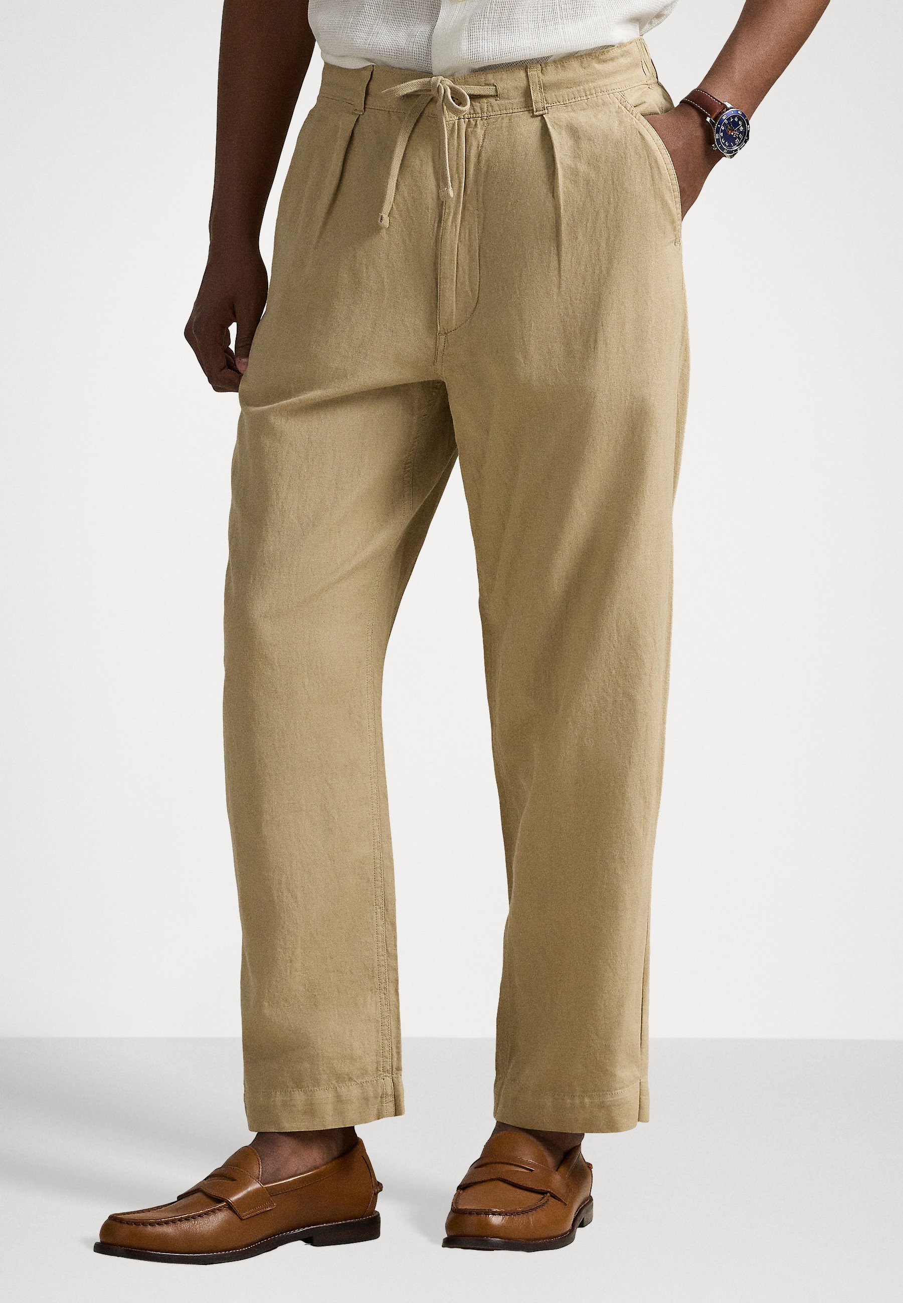 Polo Ralph Lauren COTTON LINEN PREPSTER EASY PANT - Chinos