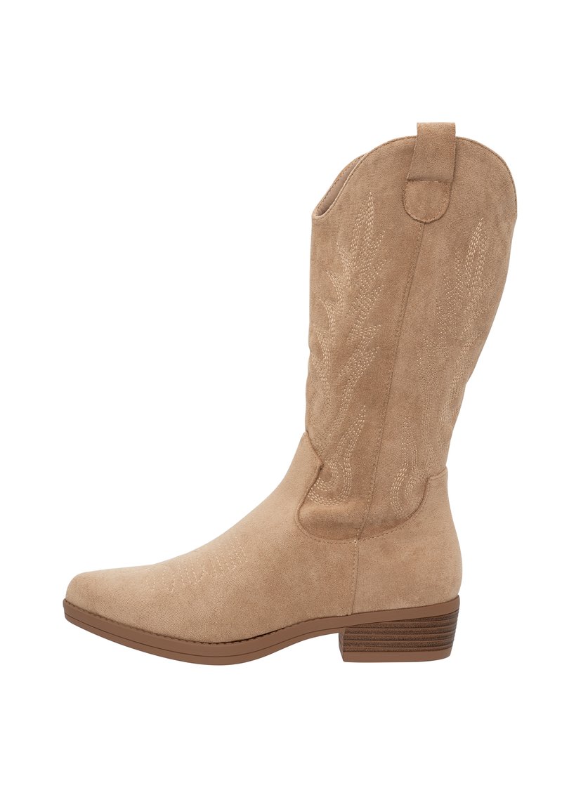 Bottes de cow-boy en daim marron pour hommes. Bottines à bout carré. Bottes de cow-boy western pour hommes. Bottines homme. Bota Botin De Hombre. Bota Cuadrada. - France