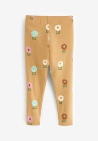 Next STANDARD - Tajice-hlače - ochre cream pastel flowers
