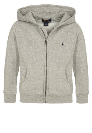 Sweater met rits - dark sport heather