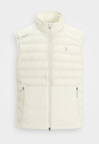 FULL ZIP VEST - Waistcoat - stone pebble
