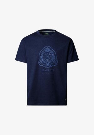 Hackett London, HACKETT LONDON PRINT T-SHIRT HERITAGE H LOGO TEE - Camiseta estampada - old navy