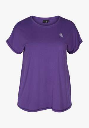 Active by Zizzi T-Shirt basic - purple