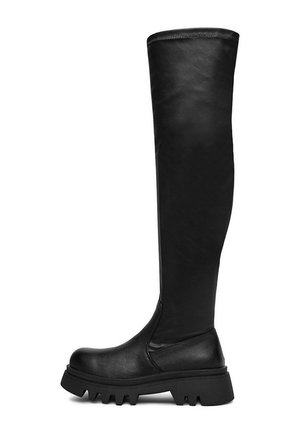 Cizme cu platformă - black