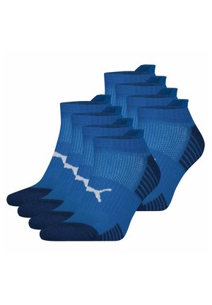 8 PACK ACTIVE SNEAKER FÜSSLINGE GEPOLSTERT FITNESS LAUF - Füßlinge - blau