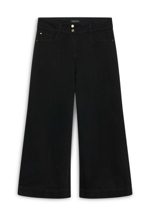 Fiorella Rubino, JEANS WIDE LEG LAVAGGIO BLACK - Wide Leg - nero
