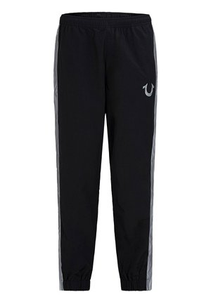 True Religion REFLECTIVE - Stoffhose - black white