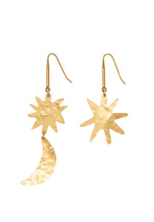 SOL Y LUNA   - Pendientes - gold-coloured