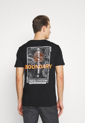 T-shirt con stampa - black