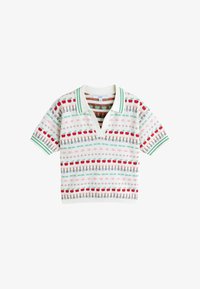 Non sélectionné, ecru fruit and vegetable pattern