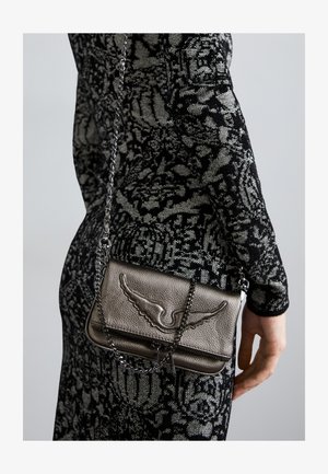 Zadig & Voltaire ROCK NANO WINGS - Torba čez telo - black metalic