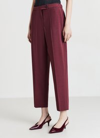 Calliope Stoffhose - bordeaux melange