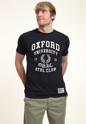 PARK FIELDS OXFORD UNIVERSITY ATHLETIC - T-shirt print - navy blue