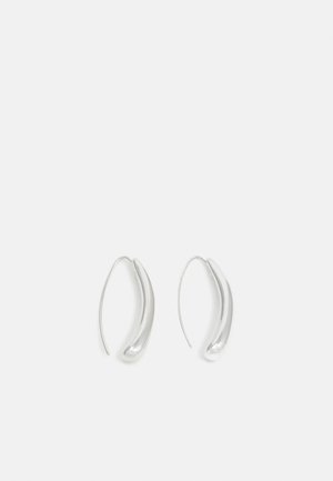 BASIC THREADER - Earrings - silver-coloured